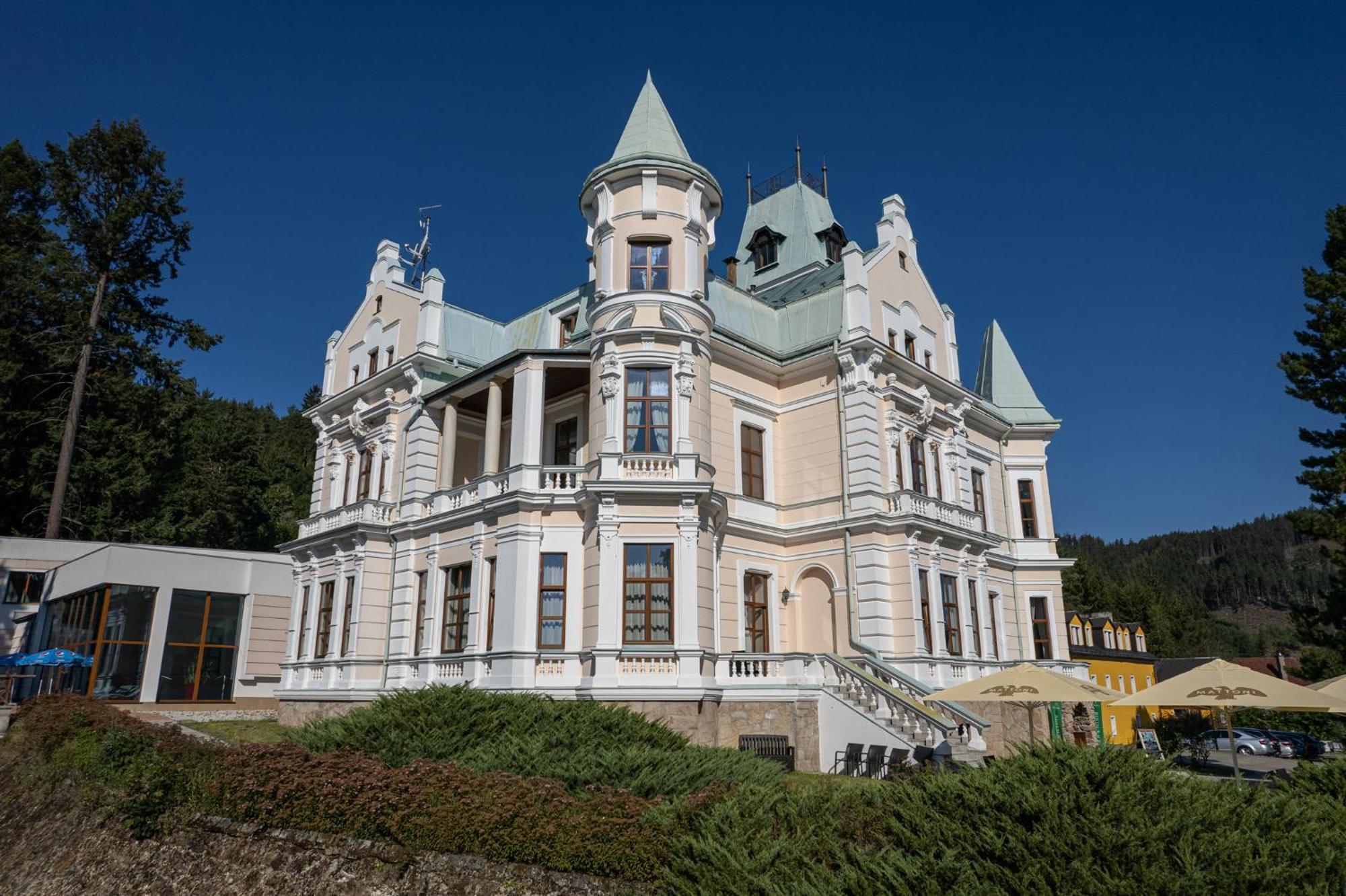 Hotel Chateau Cihelny 卡罗维发利 外观 照片